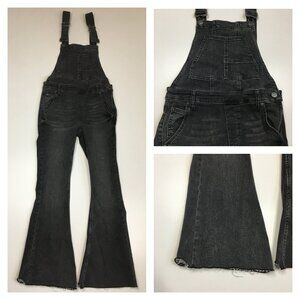 We The Free Charcoal Denim Overalls